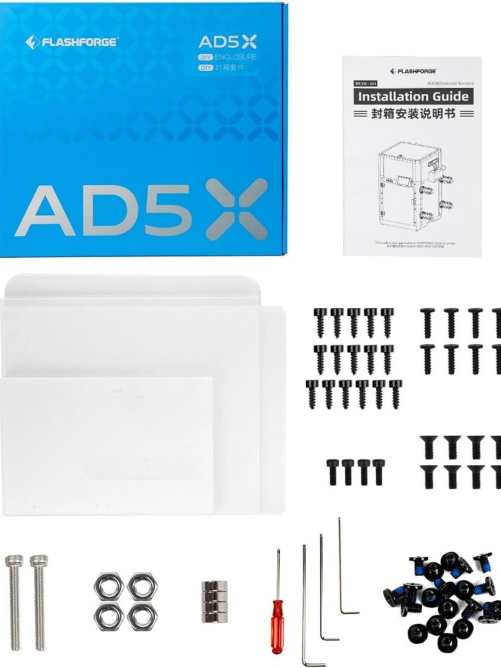 DIY 3D Printer Enclosure Kit - Customizable Colors, Noise & Odor Reduction